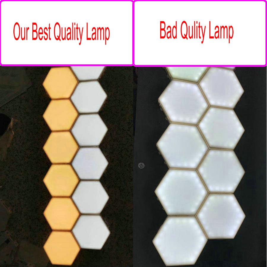 Shixen Hexagonal Lamps Modular Touch Sensitive Lighting